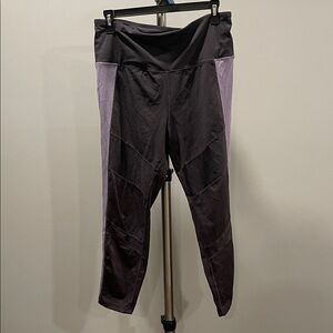 Tangerine Gray and Lavender Leggings